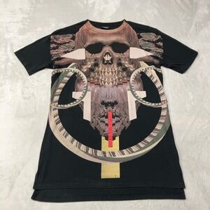 Marcelo‎ Burlon T-Shirt County of Milan Skull Graphic Streetwear Mens Small